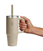 Kubek termiczny Hydro Flask Travel Tumbler 24 oz (710 ml) z uchwytem i słomką, Oat