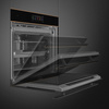 Smeg - Piekarnik, 60 cm, Dsn Dolce Stil Novo Sop6606S2Pnr czarne szkło