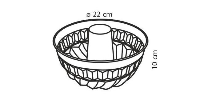 Forma na babkę Delícia ø 22 cm - Tescoma