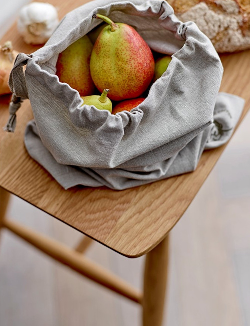 Torba na chleb z organicznej bawełny Södahl Chambray organic beige 28 x 44 cm 15608