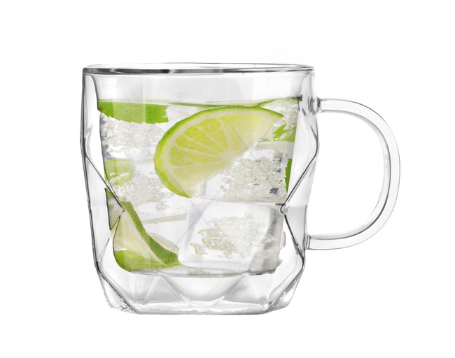 Kubek Z Podwójną Ścianką Geo 450 Ml 8517 - Vialli Design