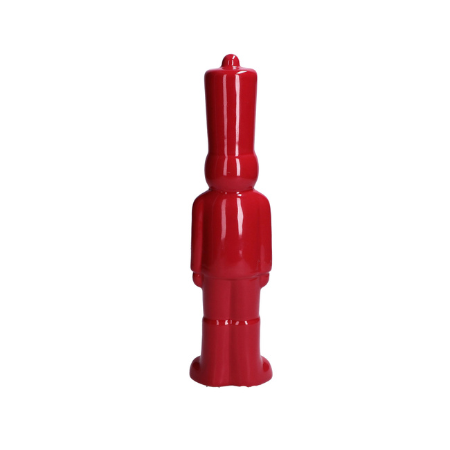 Figurka żołnierz Rituali Domestici Sullattentisto, czerwona, kamionka, 26 cm
