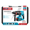 Młot udarowo-obrotowy Extralink Powerlink PWL-6608, 20 V, 26 mm, 2 akumulatory 4 Ah