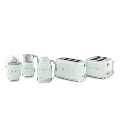 Smeg - Toster, cztery kromki, pastelowa zieleń Tsf02pgeu 50's Style