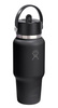 Butelka termiczna Hydro Flask Wide Mouth Travel Bottle 24 oz (710 ml) ze słomką, czarna