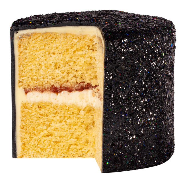 Brokat jadalny PME Magic Sparkles 3 g, opalizujący, czarny