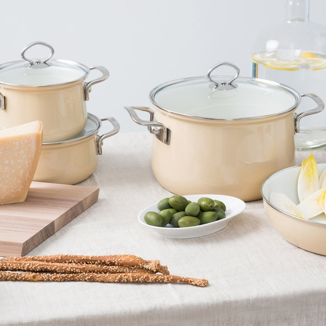 Garnek wysoki 20cm 3,5l Cappuccino - Riess