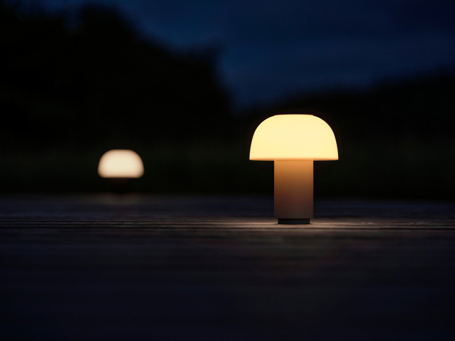 Lampa bezprzewodowa Zone Denmark Harvest Moon 22 cm, szara