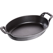 Staub Owalne Mini Naczynie Do Pieczenia I Zapiekania 24 X 16 Cm, Szary