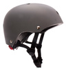 Kask rowerowy dla dzieci Tracker - Love 2 Ride, rozm. S, 50-54 cm z lampką LED i klipsem magnetycznym Graphite - Sunbaby