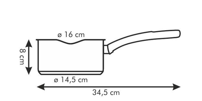 Rondelek Presto z dwustronnym dzióbkiem ø 16 cm, 1.5 l - Tescoma