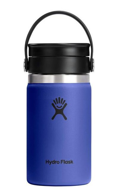 Butelka termiczna na kawę Hydro Flask Wide Mouth 12 oz (355 ml) z pokrywką Flex Sip, Capri Blue