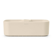 Organizer prysznicowy Brabantia ReNew na drążek, montaż bez wiercenia, Soft Beige