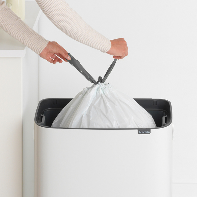 Kosz na śmieci Touch Bin Bo 60l biały - Brabantia