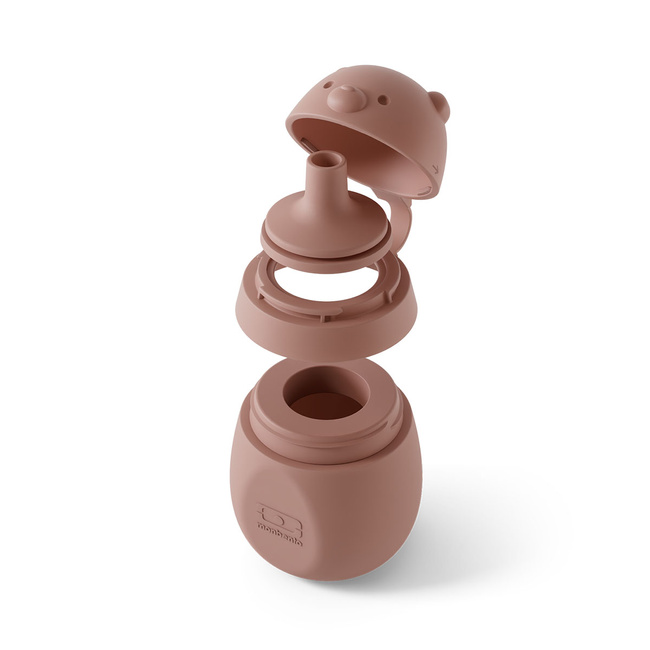 Monbento silikonowa tubka na musy dla dzieci Yummy 150 ml Pink Blush