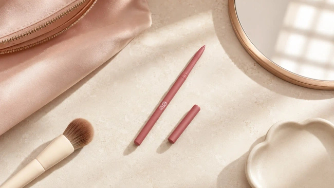 Konturówka do ust Lovro Non-Transfer Lipliner, żelowa, wodoodporna, różowa