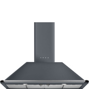 Smeg - Okap kuchenny Victoria 110 cm KT110GRE - niebieskoszary