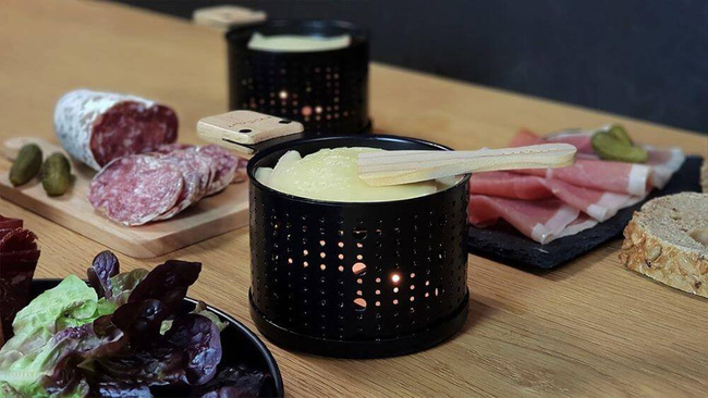 Zestaw Do Zapiekania Raclette Dla 4 Osób Z Talerzami - Cookut