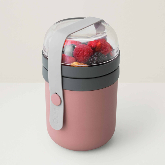Leo Podwójny Pojemnik Obiadowy, Różowy - Berghoff