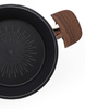 HAPPYCALL Garnek IH Woodique 24 cm 3 L Niski Czarny