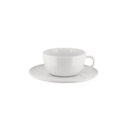 Filiżanka do herbaty ze spodkiem Itsumo, 240 ml, biała - Alessi
