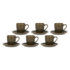 Zestaw 6 Filiżanek do Espresso 90 ml - Rose&Tulipani