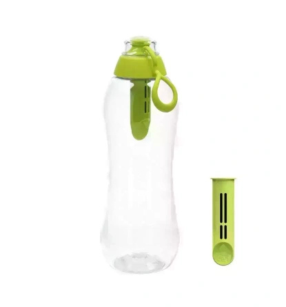 Butelki z wymiennymi filtrami 700ml zielona - Dafi