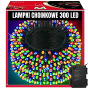 EXTRALINK Lampki choinkowe świąteczne 21,7m 300 LED multikolor do użytku zewnętrznego i wewnętrznego