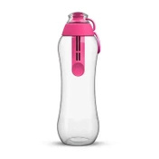 Butelki z wymiennym filtrem 500 ml różowe - Dafi