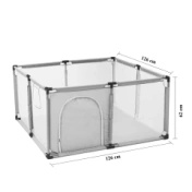 Extralink Kids | Kojec dziecięcy | plac zabaw suchy basen dla dzieci składany 126x126cm piłki k-458