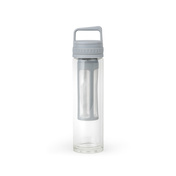 Butelka szklana z zaparzaczem do Cold brew Moshi 0,4L - szara / Leopold Vienna