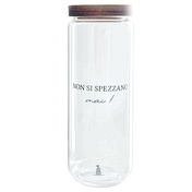 Pojemnik na makaron spaghetti szkło borokrzemowe 1.3 ltr La Porcellana Bianca