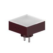 Lampka LED do gniazdka Avolt Lamp 1 Bauhaus-Archiv Edition, Mulberry Red