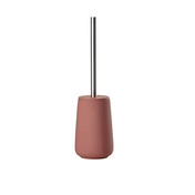 Szczotka do WC Zone Denmark Nova Peach Red, kamionka z powłoką soft touch