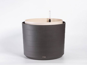 Donice samonawadniające okrągłe 46 cm Urbalive Berberis, szare