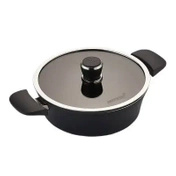 HAPPYCALL Garnek Ceramiczny IH Mono 24 cm 3 L Niski Czarny Heban