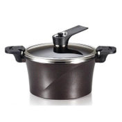 HAPPYCALL Garnek Próżniowy Vacuum Pot 24 cm / 4,6 l - brązowy wysoki