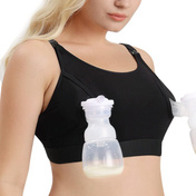 Biustonosz do laktatora Momcozy YN08 hands-free, czarny, rozmiar XL