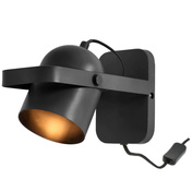 Lampa Ścienna Nesvik Wys. 23 Cm Black 29200 - Villa Collection