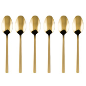 Komplet 6 Łyżeczek Do Herbaty Piano Gold W Pudełku 29507