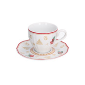 La Porcellana Bianca Christmas Edition Filiżanka ze spodkiem 100 ml