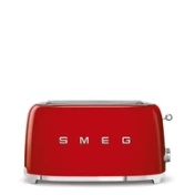 Smeg - Toster, Cztery Kromki, Czerwony Tsf02rdeu 50's Style