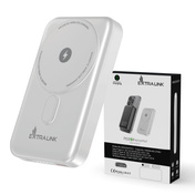 Extralink MagSafe 10000mAh Biały | Powerbank | Power bank, 38.5Wh Pd20w+15w Usb-c Usb-a