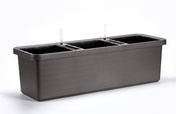Plastia Berberis Trio Donica Samonawadniająca 117 x 39 cm - szary