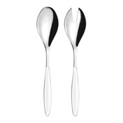 Sztućce do sałaty 28 cm białe Guzzini