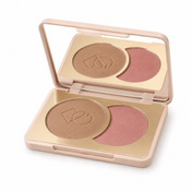 Bronzer i róż Lovro Bronze & Blush Set, prasowany duet do modelowania twarzy