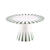 Patera na ciasto Alessi Delight NZ05 GR, porcelana, zielona, 22 cm
