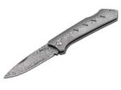 Nóż składany Boker Plus Damast Dominator 01BO511DAM, głownia damasceńska 8,4 cm