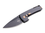 Böker Plus Harlock Mini - Nóż Składany EDC, Ostrze 5.2 cm 154CM, Rękojeść Aluminium, Button Lock