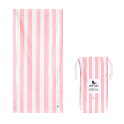 Ręczniki plażowe szybkoschnące Malibu Pink XL 200x90 cm - Dock & Bay